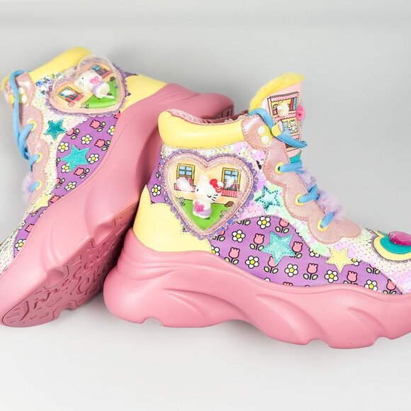 Irregular Choice x Sanrio Hello Kitty “You Brighten My Day” Sneakers – Size 39 - Picture 3 of 7